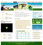 Sport Website Template Sports Hilights