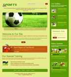 Sport Website Template SUJIT-W0001-S