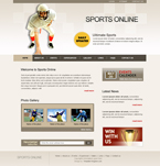 Sport Website Template Sports Online