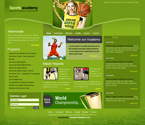 Sport Website Template Sports academy
