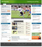 Sport Website Template PRB-0003-S