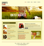 Sport Website Template DG-W0001-S