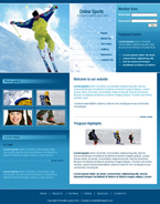 Sport Website Template SA-0001-S