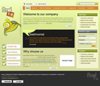 Tabless CSS Template