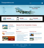 Transportation Website Template PJW-0003-TRNS