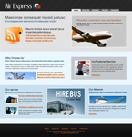 Transportation Website Template Air Express
