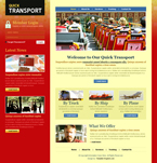 Transportation Website Template SNJ-0004-TRNS