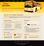 Transportation Website Template Shifting Transportation