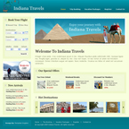 Travel Website Template Indiana Travels