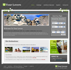 Travel Website Template Tour Lovers