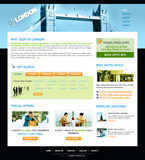 Travel Website Template Fly London