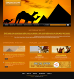 Travel Website Template Explore Egypt