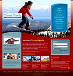 Travel Website Template Travellers World