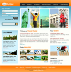 Travel Website Template Tour Dubai