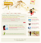 Travel Website Template Himalayan Lines
