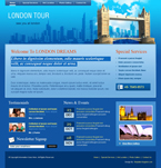 Travel Website Template London Tour