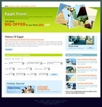 Travel Website Template Egypt Travel
