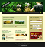 Travel Website Template Forest Safari