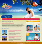 Travel Website Template King Travels