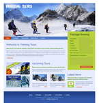 Travel Website Template Trekking Tours