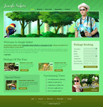 Travel Website Template Jungle Safari