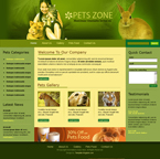 Animals & Pets Website Template SJY-W0003-A