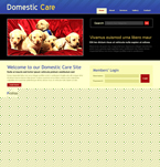 Animals & Pets Website Template PJW-0008-AP