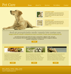 Animals & Pets Website Template SJY-W0003-A