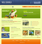 Animals & Pets Website Template SJY-W0003-A