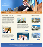Architecture Website Template BRN-F0001-ARC