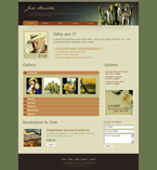 Art & Photography Website Template BNB-0002-ART