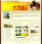 Art & Photography Website Template SNJ-0011-ART