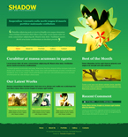 Art & Photography Website Template Green Artistry