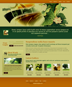 Art & Photography Website Template Photo Art