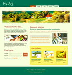 Art & Photography Website Template KR-F0008-ART