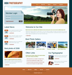 Art & Photography Website Template High Photography