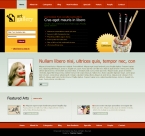 Art & Photography Website Template DG-W0001-ART