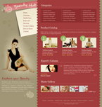 Beauty Website Template SRC-0001-B