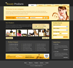 Beauty Website Template TOP-0009-B