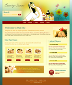 Beauty Website Template DBR-F0001-B