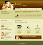 Beauty Website Template FRD-F0001-B