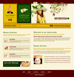 Beauty Website Template SRC-0001-B