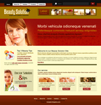 Beauty Website Template TOP-0009-B