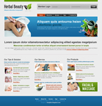Beauty Website Template DG-0002-B