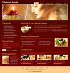 Beauty Website Template SDM-0001-B