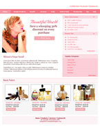 Beauty Website Template PCK-0001-B