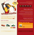 Car Website Template Ride a Car