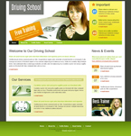 Car Website Template Driving School