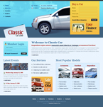 Car Website Template Classic Car Zone