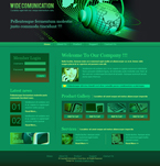 Communications Website Template JDP-0001-JEW